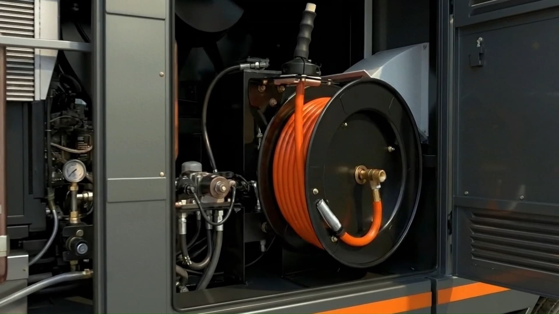 Water Reel with High Pressure Pump